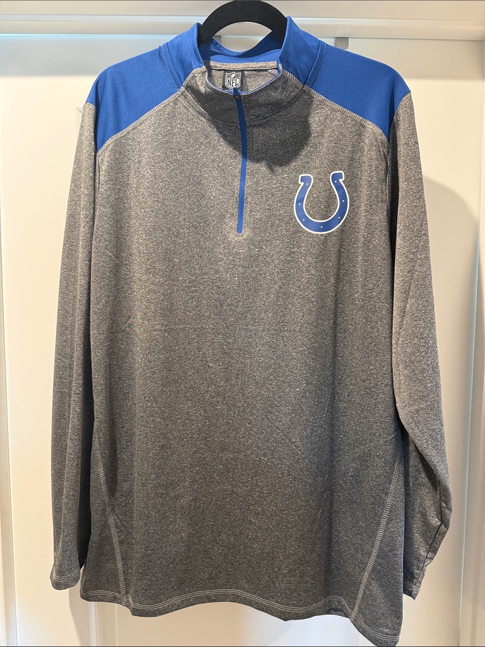 NFL Team Gray & Royal Performance Quarter-Zip Pullover